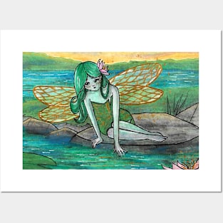 Lake fairy Posters and Art